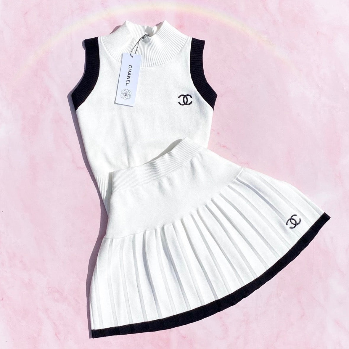 Lintou Beach Resort Skirt Set